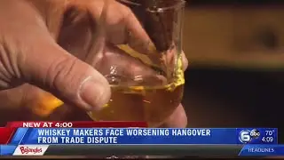 Whiskey makers face worsening hangover from trade dispute