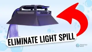 Stop Blue Light Spill: Slide-On Ecotech Radion XR15 Light Shade G5 G6 Pro