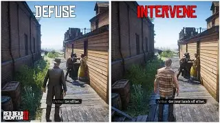 Help Tilly vs Anthony Foreman - DEFUSE vs INTERVENE (All Outcomes) | RDR2
