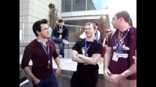 Yamimash, Markiplier, and Wade do accents and impressions