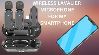 Беспроводной петличный микрофон для смартфонов с разъемами Lightning и USB-C.
