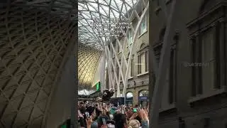 Kings Cross - Harry Potter - Hogwarts Day - Train Station Announcement #harrypotter #kingscross