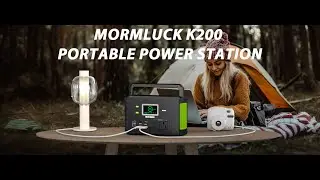 mormluck Portable Power Station 200W (400W Peak)