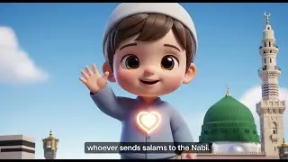Nabi Pak Pe Darood Bhejo 🌹 | Islamic Kids Song | Muslim Nursery Rhyme
