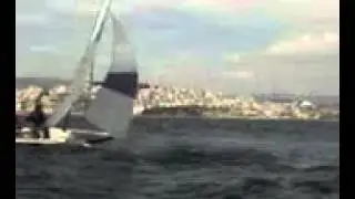 Haulin a** around in 25kn+ in the Scandinavian Cruiser 20