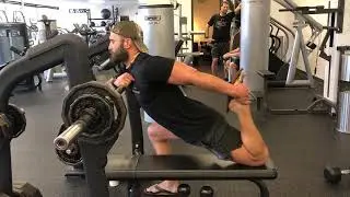 Left Hip Flexor Stretch Chest Supported