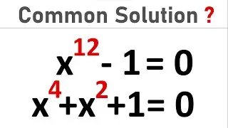 A Nice Conceptual Problem from JEE Algebra
