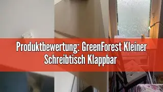 Produktbewertung: GreenForest Kleiner Schreibtisch Klappbar 80 x 48 cm, Keine Montage Erforderlich S