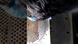 Retubing water-cooled condenser
