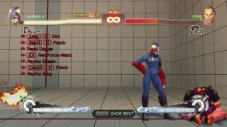Ultra Street Fighter IV Decapre Trial 22 without early Psycho Stream tricks