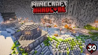 Я построил город гномов в своём хардкорном мире выживания в Minecraft
