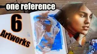 How I use a reference photo