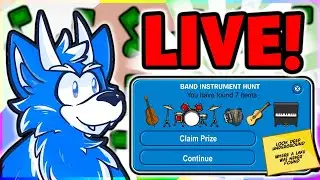 🎸 FINDING SECRETS & INSTRUMENTS LIVE! 🔴 | Club Penguin Rewritten