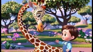 The Sleepy Baby Giraffe Bent Like a Slide | Funny Toddler Song | Kids Rhymes
