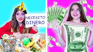 Chica Rica Desafortunada vs. Chica Pobre Afortunada || Situaciones Divertidas