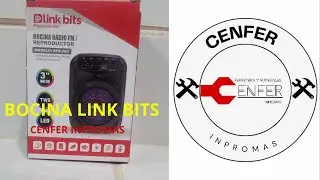 Unboxin Bocina link bits  con luces Led de colores en CENFER INPROMAS