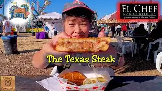 Los Angeles Fall Fair: The Texas Steak at El Chef Mobile Kitchen #2022fallfeeding