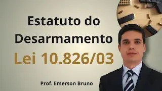 Lei 10.826/03 - Arts. 12 a 20 (Dos Crimes e das Penas) - Estatuto do Desarmamento