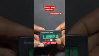 Battery Capacity Voltage Meter || Dc battery level indicator #lithiumbattery #youtubeshorts #shorts
