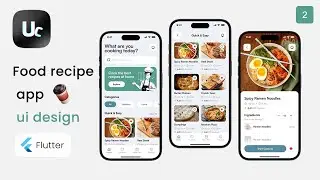 Food Recipe app Complete UI Design with Flutter | part 2 Quick & Fast Recipe list Screen