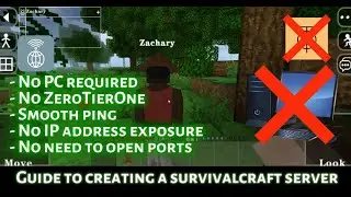 Survivalcraft 2 Multiplayer Turtorial  - Create a server on Android