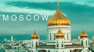 Moscow, Russia 🇷🇺 in 4K | Aerial City Tour | Relaxing Long Video  