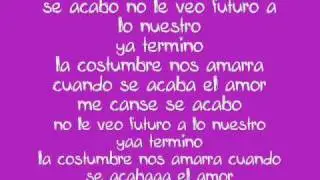 Los Yetzons-Cuando se Acaba el Amor Con letra