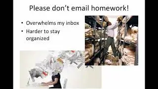 Assignments: Late policy absence etc