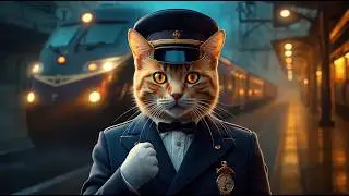 Cats on a Train Trip &ndash; The Most Hilarious Journey Ever!