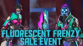 Apex Legends: Fluorescent Frenzy Sale Event All Skins | Season 17