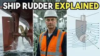How Ship Rudders Work: Steering Gear & Hydrodynamic Forces Explained (Marine Engineering) | VEED