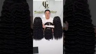 HD lace 13x4 Full frontal Deep wave wigs #humanhairfactory #wholesalehair #chinafactory #deepwavewig