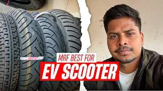 MRF EV Scooter Tyres | Grip, Braking & Mileage Test