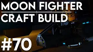 Moon fighter craft build - Space Engineers solo survival #70