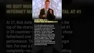 HE QUIT MUSIC AT 27... THE INTERNET MADE HIM IMMORTAL AT 41