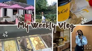 WEEKLY VLOG🌸| WORK | MINI HAUL | GETTING ICE CREAM | AND MANY MORE