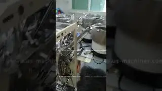 Automatic 4 virbating hardware sorting bowl counting bag filling sealing packing machine