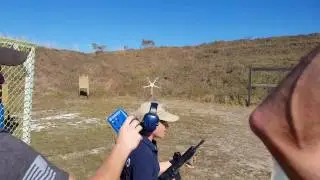 Reece shoots Stage 3 at Manatee 3 Gun