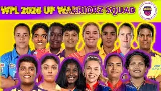 WPL 2026 UP WARRIORZ SQUAD SQUAD #wpl2026auction #ipl2026auction #ipl #wpl #upwarriorz #trending