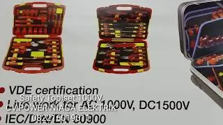 VDE Safety toolset 1000V