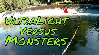 Ultralight Fishing the Dam (Looking for Big Fish)