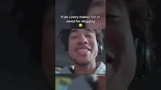 Кайл Лоури смеётся надо мной за видеоблог 😂 #jaredmccain