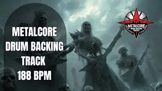 188 BPM Metalcore Drum Track &ndash; Intense Fast-Tempo Drive