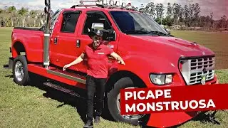 PICAPE GIGANTE OU CAMINH&Atilde;O? Encontramos a maior picape do Brasil