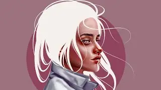 Digital portrait by Sourav in ipad original design by Laura h Rubin