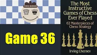 THE SHELTERING PAWN, AGGRESSIVE POSITIONING OF KING AND ROOK - H. Schlage vs Richard Reti