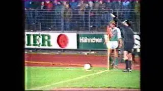 Werder Bremen - Super Hattrick for Rudi V&ouml;ller 1984
