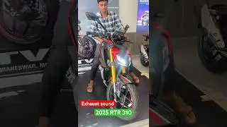 2025 TVS Apache RTR 310 Exhaust Sound 🔥