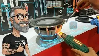 COME SMONTARE LA BOBINA DI UN SUBWOOFER CON PISTOLA TERMICA