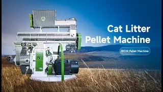 40-Second Bentonite Cat Litter Pelletizing Process & Finished Product Showcase